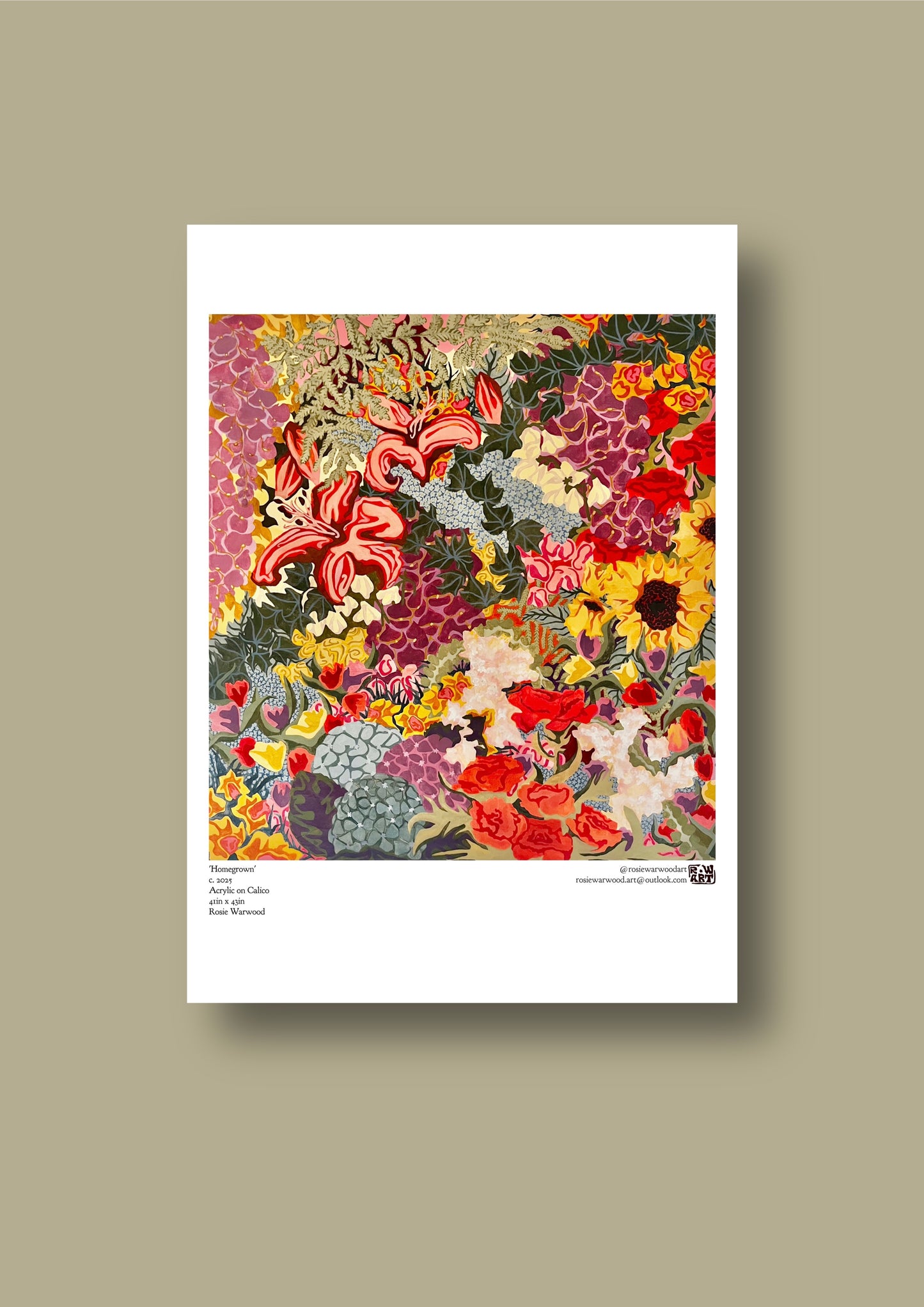'Homegrown' A3 Poster Print
