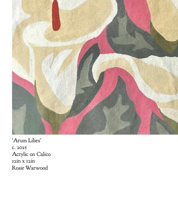 'Arum Lilies' A3 Poster Print.