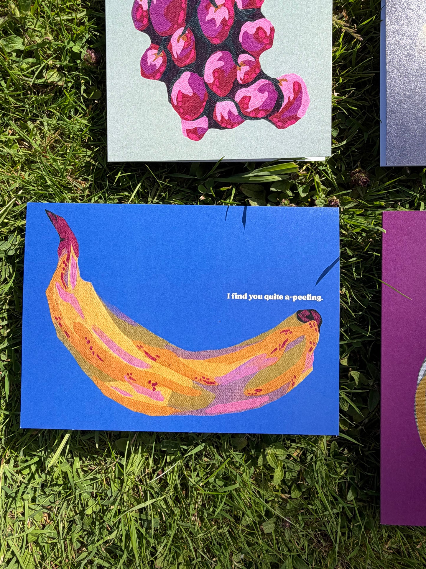 Pack of 4 Fruit Greeting Cards