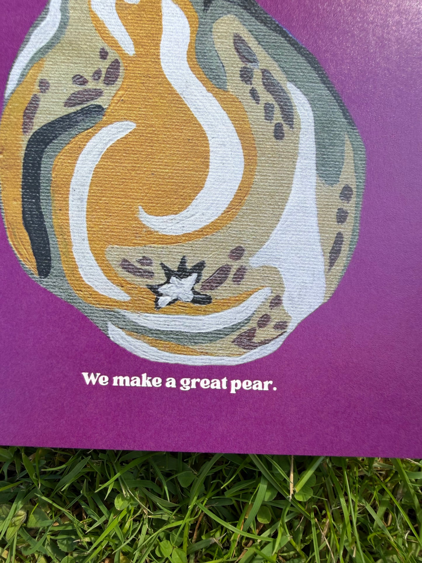Pack of 4 ‘We make a great pear’ Greeting Cards