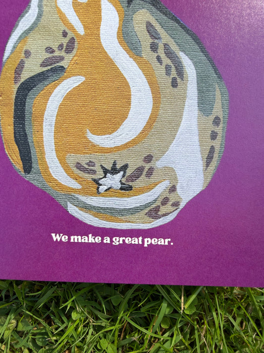 Pack of 4 ‘We make a great pear’ Greeting Cards