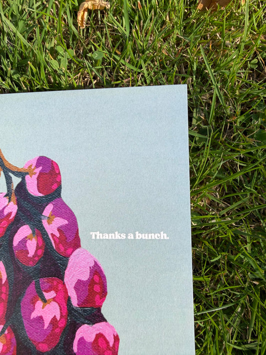 Pack of 4 ‘Thanks a bunch’ Greeting Cards