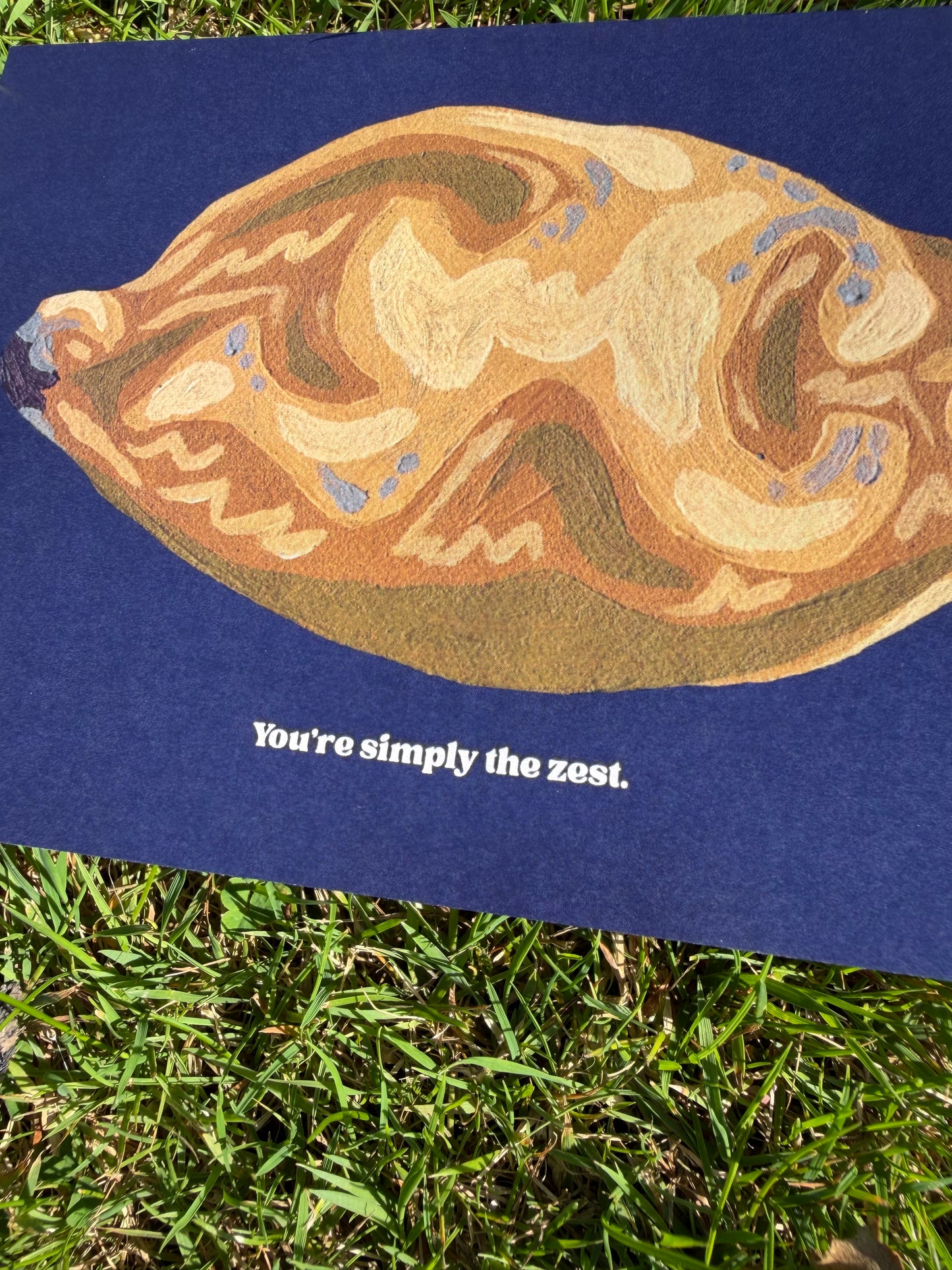 Pack of 4 ‘You’re simply the zest’ Greeting Cards